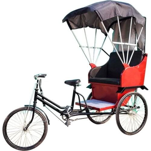 Cadre Sightseeing Car Environmental Protection Luxury Taxi Canada Rickshaw Antique Electric Pedal Passenger Tricycle Bicycles