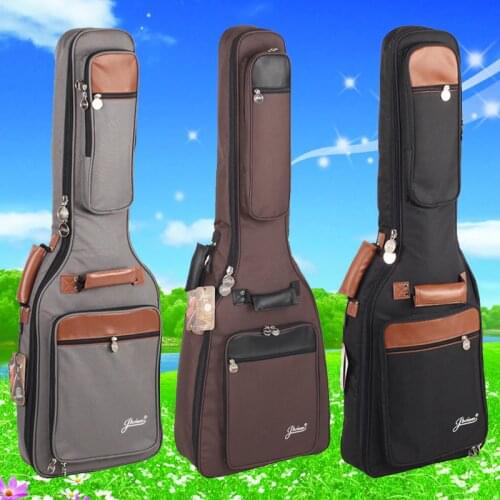Good quality thick general electric guitar bag acoustic package shockproof waterproof case packs bags backpack free shipping