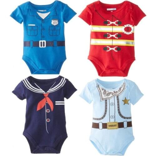 Hot Newborn Baby Clothes Girl Gentleman Baby Costume Rompers Cotton Short Sleeve New Born Infant Baby Boy Clothing