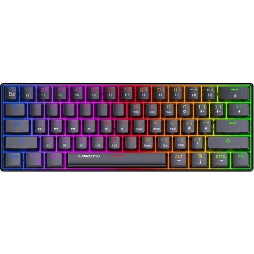 G1000 Mechanical Keyboard Bluetooth Dual-mode RGB Rechargeable Wireless Mechanical Keyboard 61-key Three-mode Keyboard