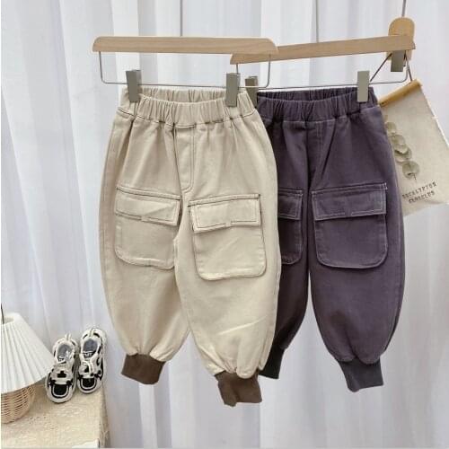 Thread Spring Summer Thin Casual Pants Boys Kids Trousers Children Clothing Teenagers Formal Outdoor Elastic Waist High Quality