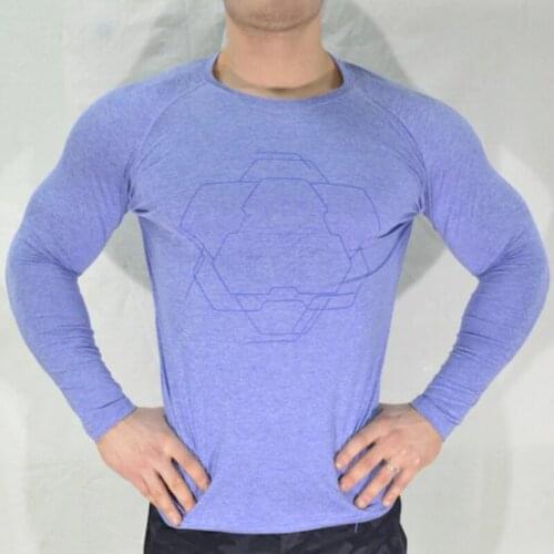Obrix Long Sleeve Breathable Gym T-Shirt For Men