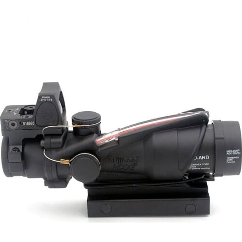 ACOG 4x32 TA31 Red Dot Real Fiber Glass Reticle Hunting Optic Sight Airsoft Riflescope Holographic Scope