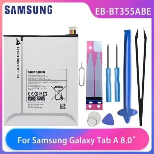 Original Samsung Galaxy Samsung Galaxy Tab A 8.0” T355 T355C SM-T355 SM-T350 SM-P350 P355C SM-P355M Tablet Battery Free Tools