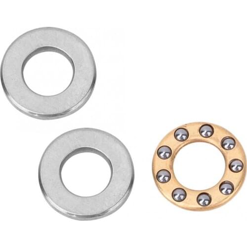 10Pcs F5-10M/F5-11M/F5-12M High Speed Thrust Ball Bearing Miniature High Accuracy Flat Steel Plane Axial Bearings Repair Parts