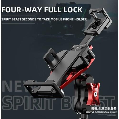 SPIRIT BEAST Motorcycle Phone Frame Accessories Phone Holder Stand Mount Trip Outdoor Equipment GPS Navigation Support Telephone