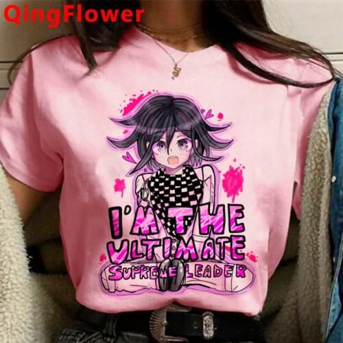 Ouma Kokichi Danganronpa Mikan Tsumiki Danganronpa V3 summer top female grunge kawaii aesthetic tshirt couple clothes
