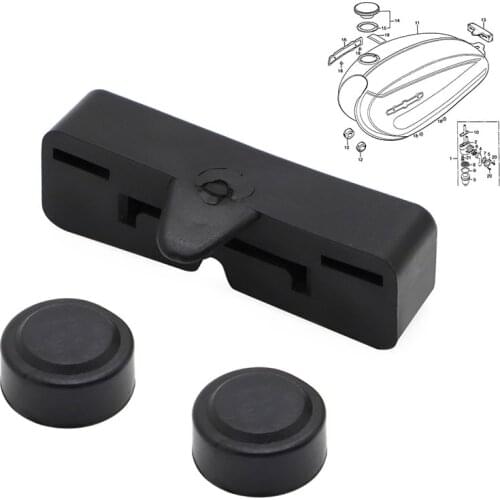 Gas Fuel Tank Rear Rubber Holder for Honda CL70 ATC70 SL70 XL75 XR75 CB100 XL100 CB125 17613-051-010 Replacements