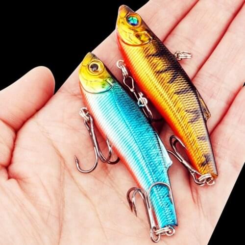 1 Pc Minnow Fishing Lure Rattling And VIB For Winter Artificial Bait 7cm 18g/35g Diving Swivel Sea Fishing Tackle Wobblers