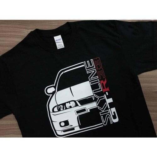 2019 Fashion Summer T Shirt Classic Japanese car fans Skyline GT-R 33 Tee SHIRT