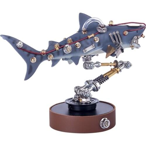 217Pcs DIY Metal Mechanical Variant Beast Shark Models 3D Assembly Puzzle Kit Metal Diy Assembly Model For Kids Drop Shipping