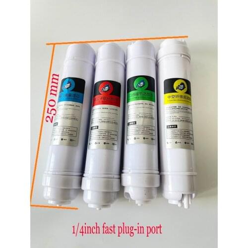 9inch Plug-in Filter Cartridges Replacement(4pieces/set) for Smart 7 Grade Kitchen Water Purifier QY-UF304SM