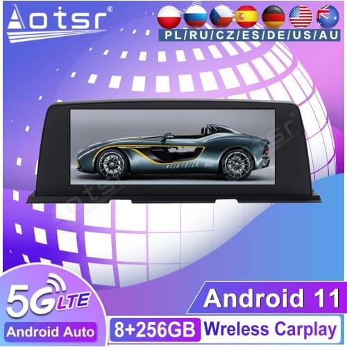 8+256G Android 11 Car Multimedia Player GPS Navi Radio Tape Recorder For BMW 6 Series 6GT F06 F12 2010 2011 2012-2017 Head Unit