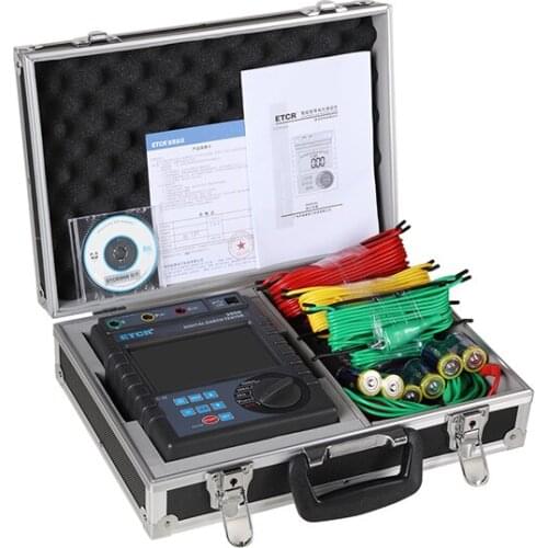 ETCR3000 Factory Price Digital Multimeter 0.01ohm~2000ohm Digital Earth Resistance Meter Electric Tester