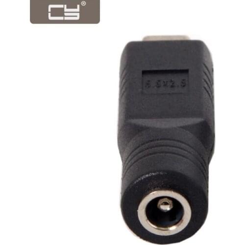 DC Jack Input to USB-C Type-C Power Plug Charge Adapter for Laptop Phone