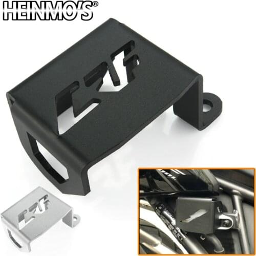 For CRF1000L CRF 1000L Africa Twin/CRF1000L 2016 2017 Motorcycle Aluminum Rear Brake Fluid Reservoir Guard Cover Protector Black