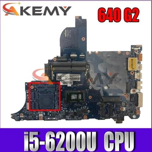 For HP ProBook 640 G2 650 G2 laptop motherboard CPU I5 6200U circus-6050a2723701-mb-a02 100% test
