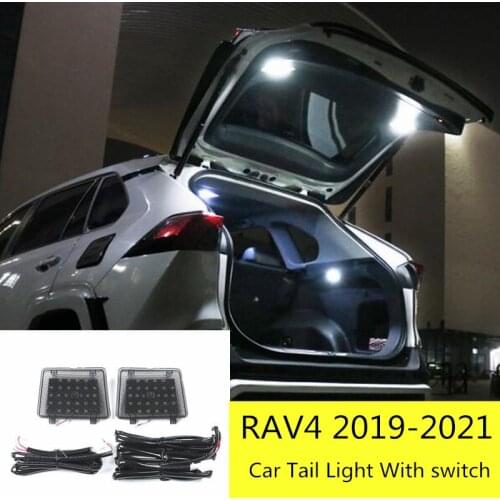 For Toyota Rav4 2019 2020 5th Led Car Tail Light Trunk Light Tailgate Lamp Suitcase Light