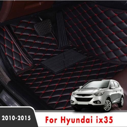 Carpets For Hyundai ix35 2015 2014 2013 2012 2011 2010 Car Floor Mats Decoration Protect Auto Interior Accessories Leather Rugs