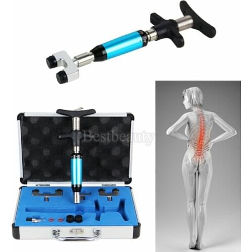New Manual Chiropractic Gun Correction Adjusting Tool Spinal Massager 6 Levels Home Use Spine Adjustable Relax Shoulder Machine