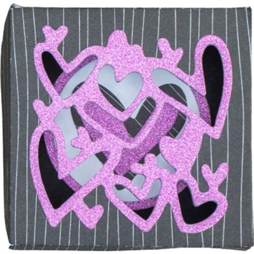 Heart Gift Box Combination Metal Cutting Dies 2021 New Diy Molds Scrapbooking Paper Making Die Cuts Crafts Christmas Dies