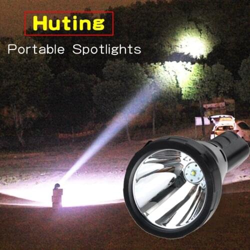 Powerful 50W LED Flashlight Waterproof Long Rang Torches Light Hunting Fishing Camping 60000mA 18650 Lithium Battery Charger