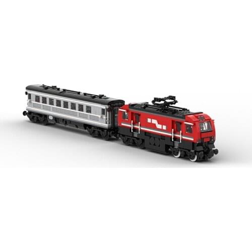 2021 New Moc City Passenger Train Train Building Block Model Motor Tractor Brick Suit Mens Hobby Collection Gift Childrens Toy