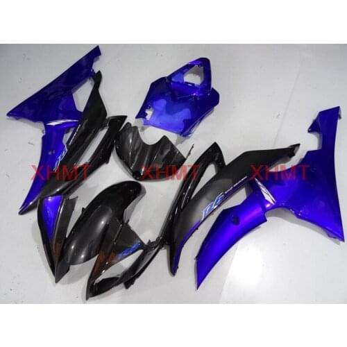 For YAMAHA YZFR6 2008 - 2015 Abs Fairing for YAMAHA YZFR6 2015 Fairings YZF600 R6 2008 Blue Black Abs Fairing