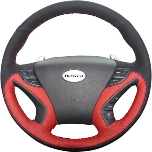 Braiding Cover for Steering Wheel for Hyundai Sonata 8 2011 2012 2013 2014 Steering Wheel Cover for Hyundai