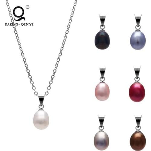 Wholesale Women Jewelry Fashion Freshwater Pearl Pendant Necklace