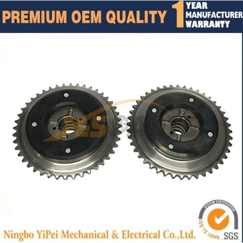 Pair Camshaft Adjusters Intake exhaust For Mercedes C230(W203) 2003-2005 1.8L