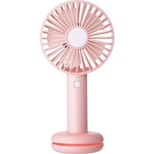 Rechargeable USB Fan Handheld Mini LED Fan Easy Carry USB Cooler Fan Ventilador Movil With USB Led Light Fan For Home Office#20