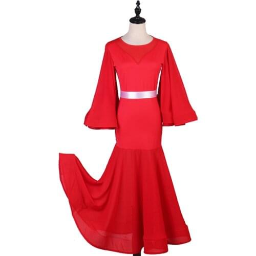 Black rhinestones Ballroom dance competition dress standard dresses modern dance costume ballroom waltz dress mq220