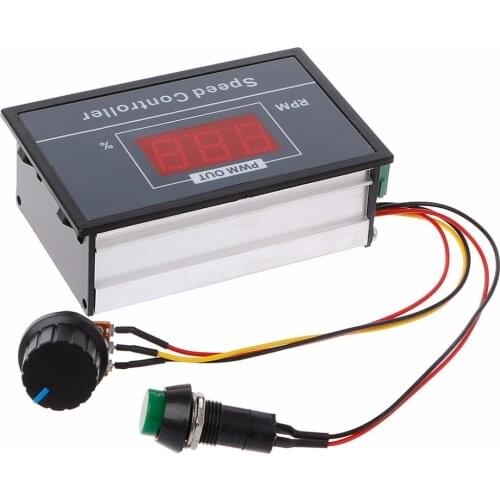 PWM DC Motor Speed Controller 0-100 Digital Display Stepless Speed Regulation