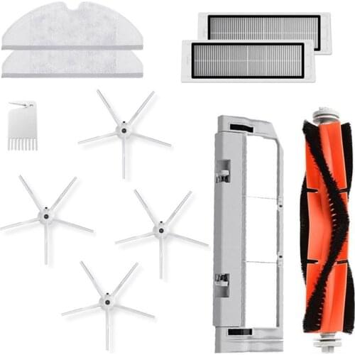 For XiaoMi Roborock S50 S51 S55 S5 S6 Accessories Vacuum Cleaner Parts Washable HEPA Filter Main Brush Side Brush