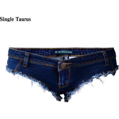 Sexy Lady Low Waist Elasticity Jeans Shorts Women Quality Europe America Vintage Hot Shorts Femme Party Girl Push Up Pole Dance