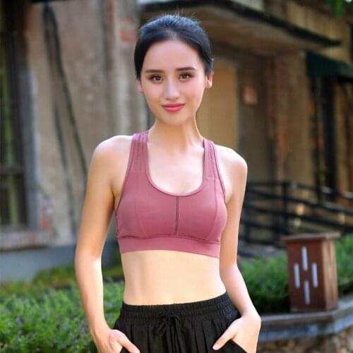Women Yoga Fitness Sport Bra Super Soft For Gym Breathable Beauty In Professional High Strength Shock Workout Yoga Sports Bra