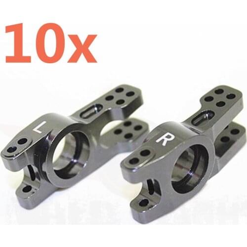 10Pieces HOBAO 8SC Aluminium Alloy Upgrade Parts 89027 STAR/STAR EHSP Rear Hub Carrier For 1/8 Truck RC Remote Control Car CNC