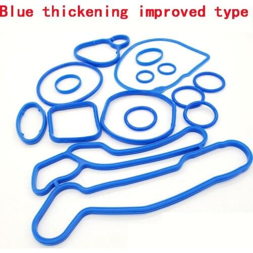 15pcs/set) Oil Cooler, engine oil Gasket / Seal Ring for Chevrolet Cruze 1.6 1.8 Aveo OPEL Astra Zafira Signum Vectra