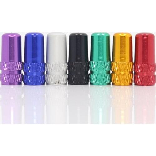20PCS Bicycle Aluminum Alloy Valve Cap French Style Bike Road Mountain Bike Bicycle tire Valve Cap dust Bits 2.0