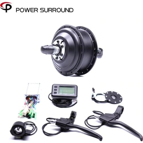 2020 Electric 36v350w Front/rear Electric Bike Conversion Kit Brushless Hub Motors with ebike system
