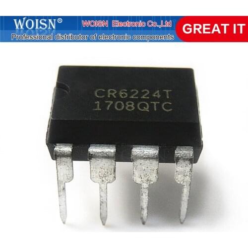 5pcs/lot CR6224T CR6224 6224 DIP-8 In Stock