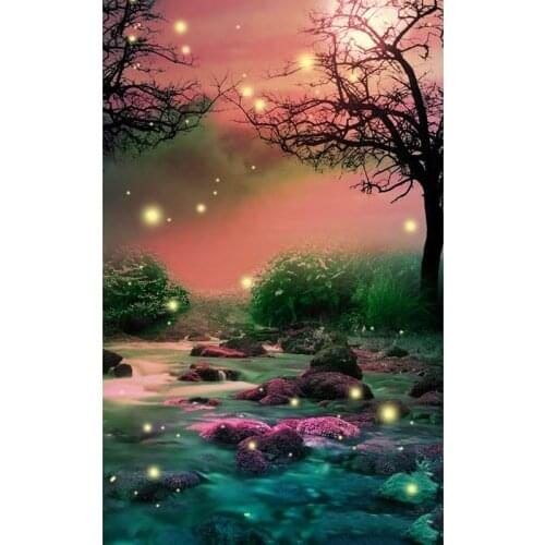 Full Square/Round Drill 5D DIY Diamond Painting "Firefly landscape" 3D Diamond Embroidery Cross Stitch Home Decor