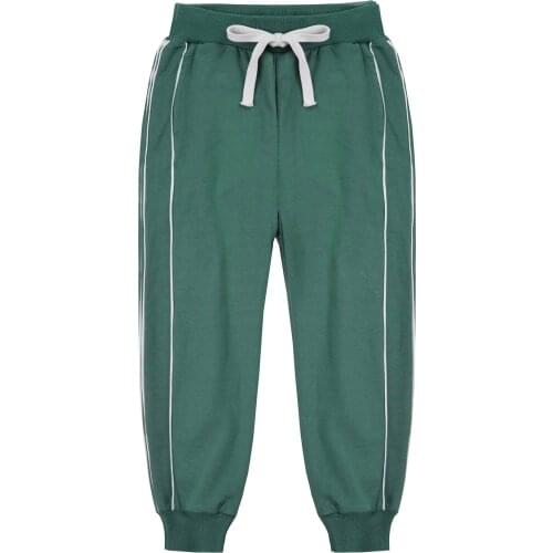 Kids Boys Girls Casual Sport Pants Unisex Running Workout Exercise Pants Cotton Elastic Waistband with Drawstring Pants Trousers