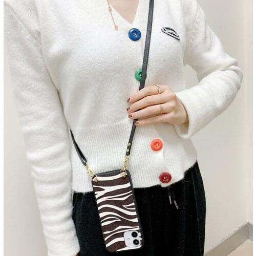 PU Leather Phone Case For XIAOMI 9SE CC9E A3 A3PRO 10 10PRO RENMI 7 K20 7A 8A 9A 9C Strap Soft Silicone Lanyard Cover