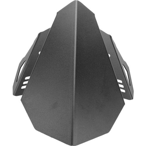 Black Aluminum Motorcycle Windshield Windscreen Wind Deflector For Yamaha 2018 2019 MT-07 FZ-07 MT 07 FZ 07 18 19 MT07 FZ07