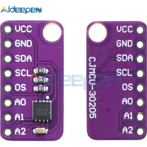 MAX30205MTA Human Body Temperature Sensor I2C MAX30205 Measuring Skin Wristband Temperature Sensors for Alarm System