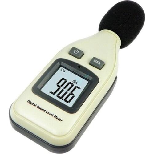 By dhl or ems 20 pieces GM1351 30-130dB Digital sound level meter noise tester in decibels LCD screen New