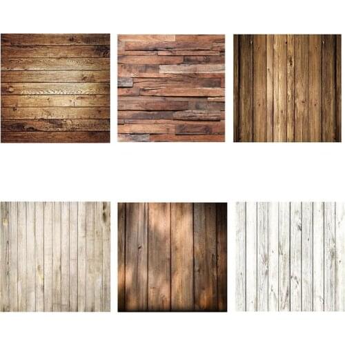 Photography Background Retro Wood Board Texture Backdrop Cloth Studio Video Photo Backgrounds Props 60x60cm