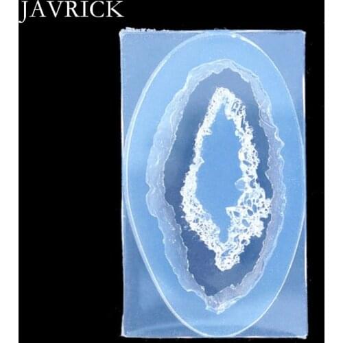 Crystal Quartz Rock Cluster Geode Druzy Gem Pendant Silicone Mold Resin Jewelry Craft Tool DIY Accessories Jewelry Making Tool
